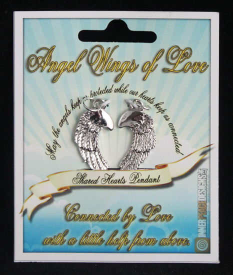 Angel wings of love poster with image