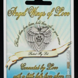 Angel wings of love poster with an image