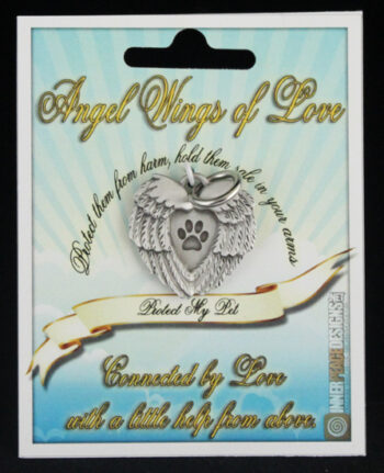 Angel wings of love poster with an image