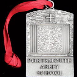 Portsmouth Abbey School pewter keepsake