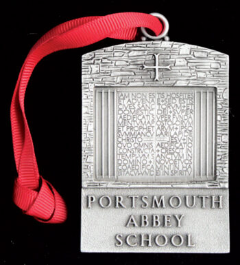 Portsmouth Abbey School pewter keepsake