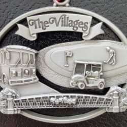 The village locket with some designs in it