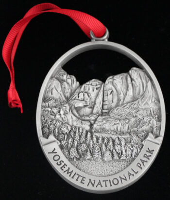 Yosemite National Park media with a red ribbon